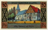Notgeld 50 Pf Barntrup