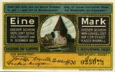  Rückseite Notgeld Horn Externsteine Landseite