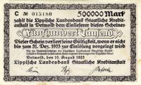 Lippe Fünfhundert Tausend<br>