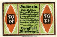 Notgeld Blomberg 50 Pf