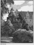 Schloß Vahrenholz; Federzeichnung von Gerhard Wedepohl 
