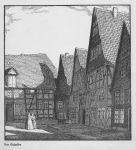 Aus Salzuflen; Federzeichnung von Gerhard Wedepohl 
